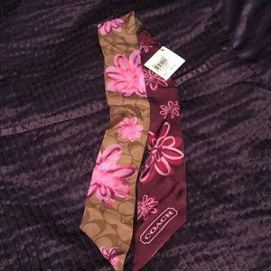 Reversible silk Coach tie